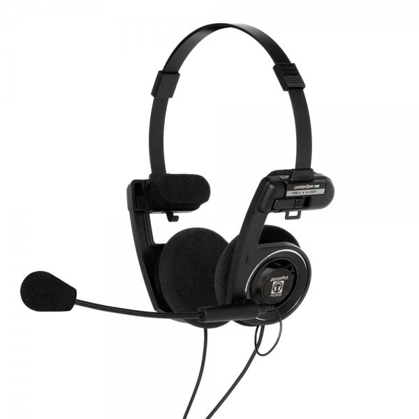 Hodetelefoner PortaPro Communication Headset On-Ear Mic Svart
