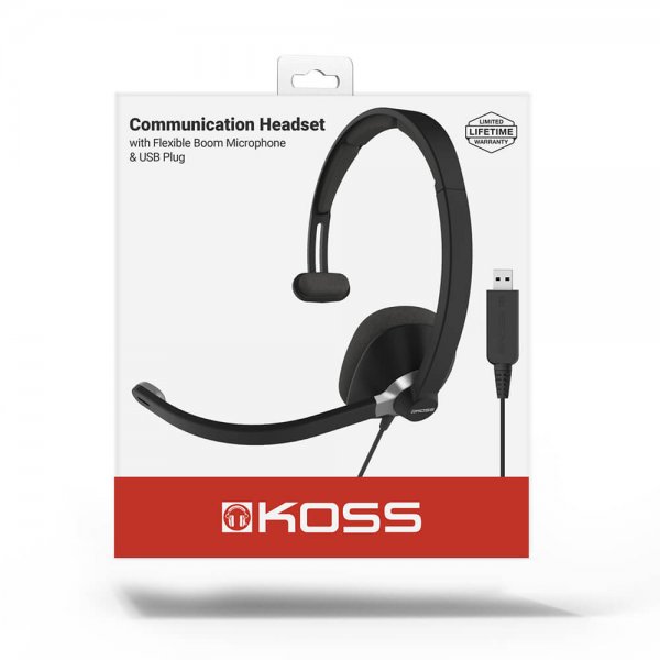 Headset CS295 Mono On-Ear Mic USB Svart