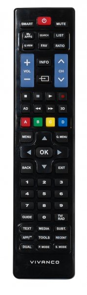 Erstatningsfjernkontroll LG TV
