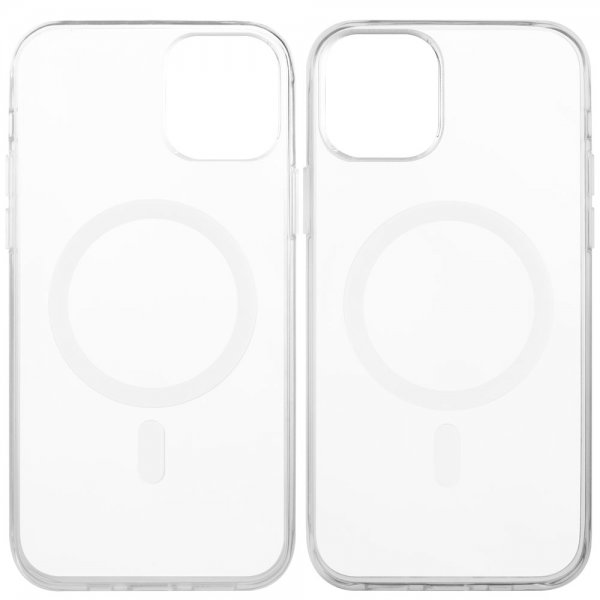 iPhone 13 Mini Deksel Mag Steady MagSafe Transparent