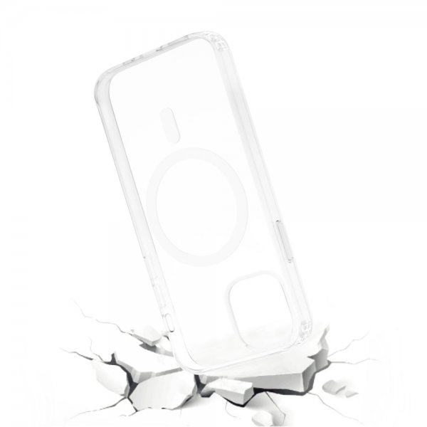 iPhone 13 Mini Deksel Mag Steady MagSafe Transparent