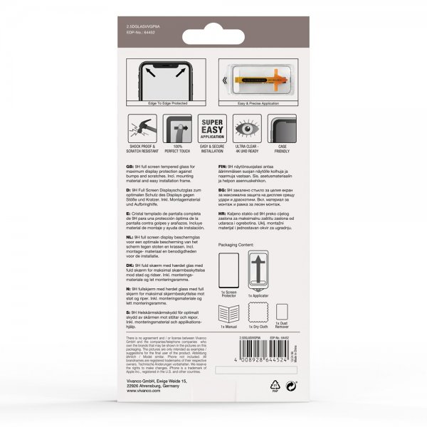 Google Pixel 9a Skjermbeskytter Full Screen