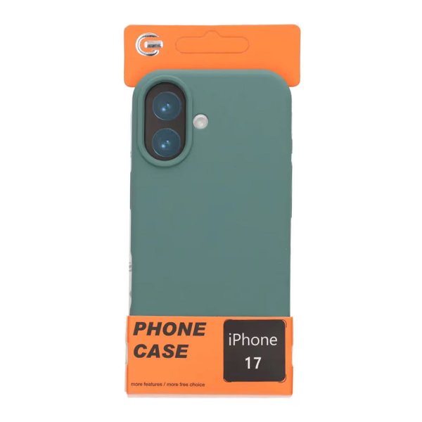 iPhone 17 Deksel Liquid Silicone Grønn