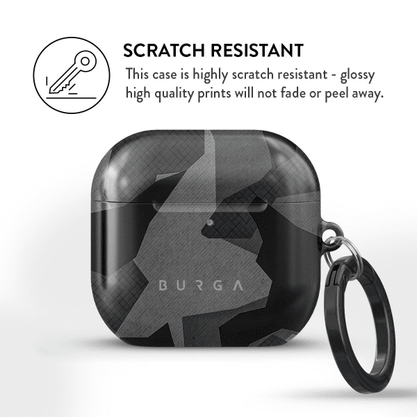 AirPods 4 Deksel Design Night Black Camo