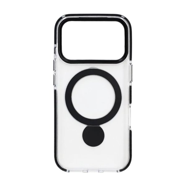 iPhone 17 Pro Max Deksel Ring Stand MagSafe Svart