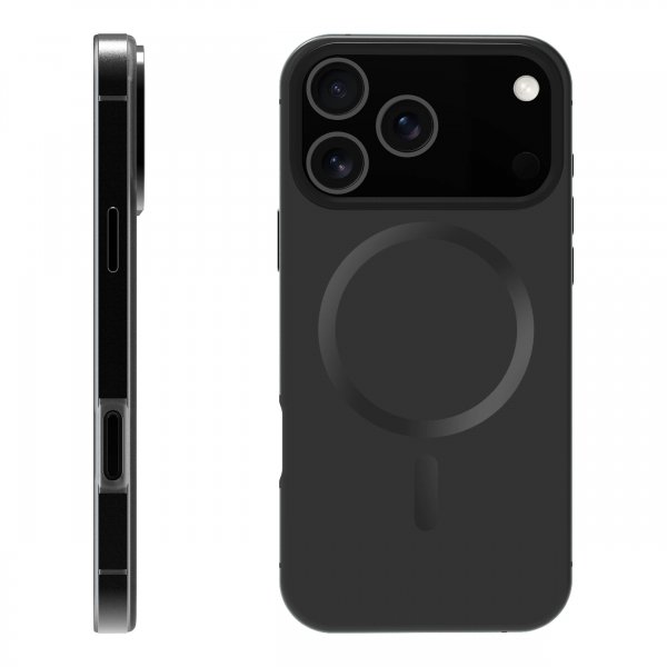 iPhone 17 Pro Deksel Mag Metal Svart