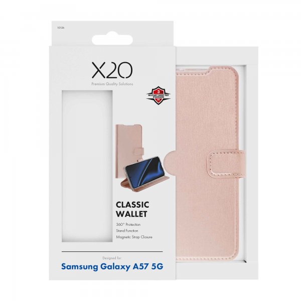 Samsung Galaxy A57 Etui Classic Wallet Rosegull