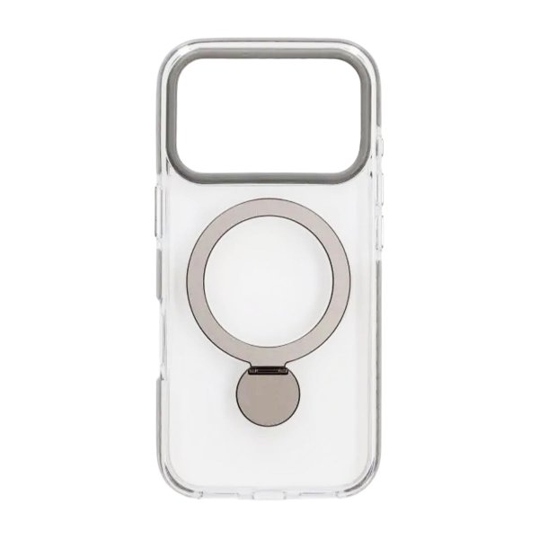 iPhone 17 Pro Max Deksel Ring Stand MagSafe Transparent