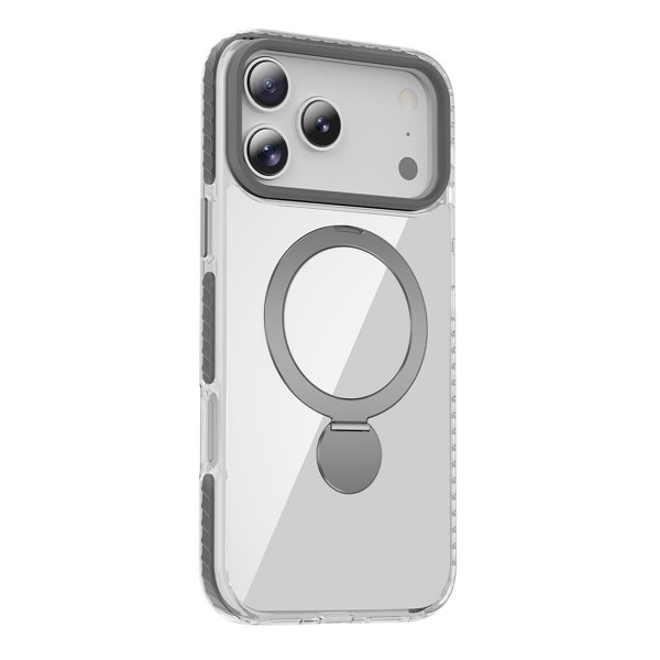 iPhone 17 Pro Max Deksel Ring Stand MagSafe Transparent