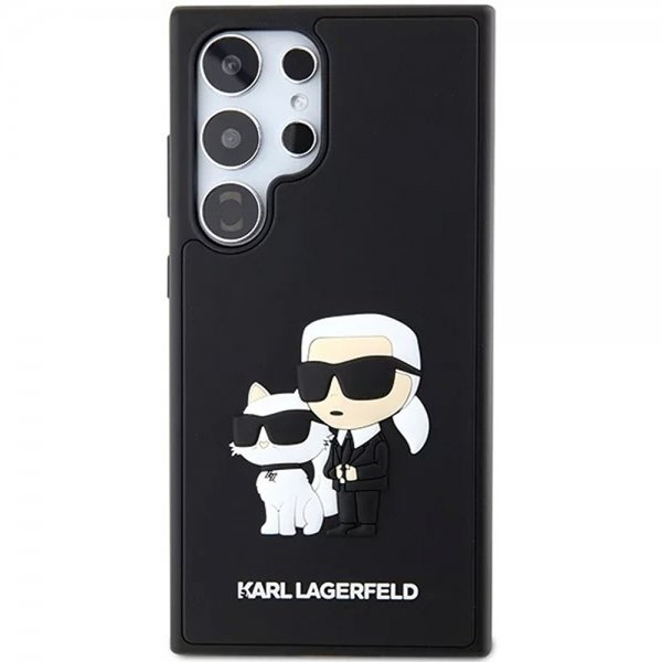 Samsung Galaxy S24 Ultra 3D Rubber Karl & Choupette Svart