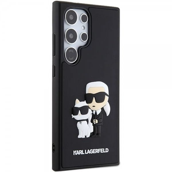 Samsung Galaxy S24 Ultra 3D Rubber Karl & Choupette Svart