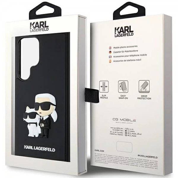 Samsung Galaxy S24 Ultra 3D Rubber Karl & Choupette Svart