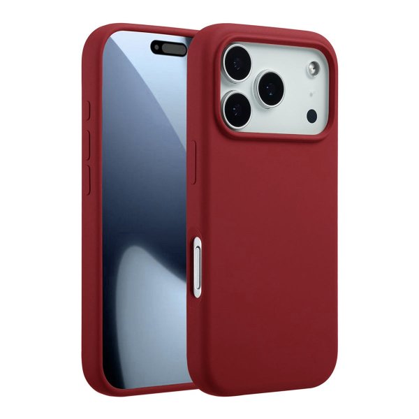 iPhone 17 Pro Max Deksel Silikon MagSafe Rød