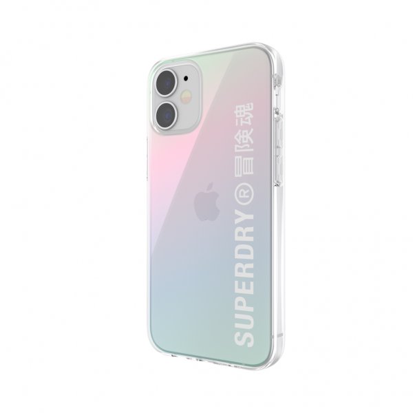 iPhone 12 Mini Deksel Snap Case Clear Holographic