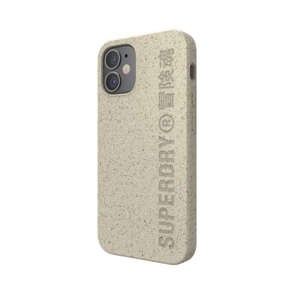 iPhone 12 Mini Deksel Snap Case Compostable Materials Beige