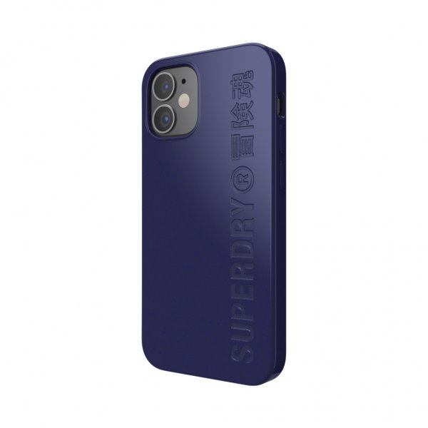 iPhone 12 Mini Deksel Snap Case Compostable Materials Navy Blue