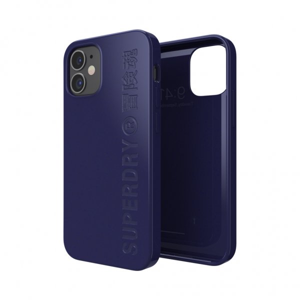 iPhone 12 Mini Deksel Snap Case Compostable Materials Navy Blue