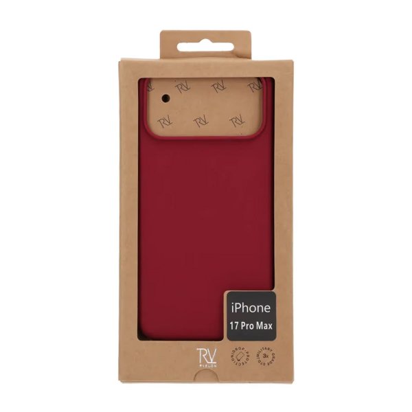 iPhone 17 Pro Max Deksel Silikon MagSafe Rød