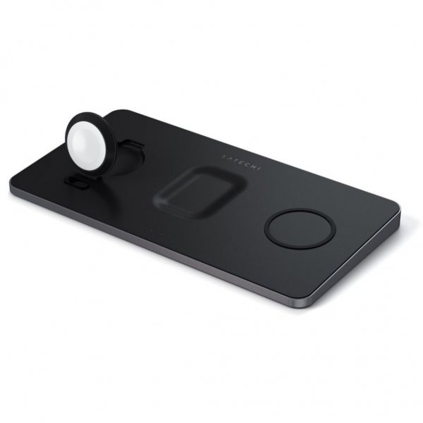 Trio Trådløs Lader för Apple Watch. AirPods och Telefon