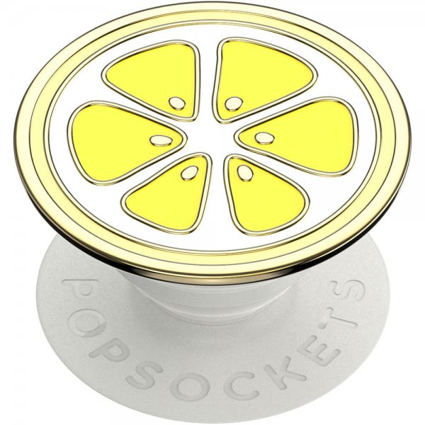 PopGrip Enamel Lemon Slice Yellow