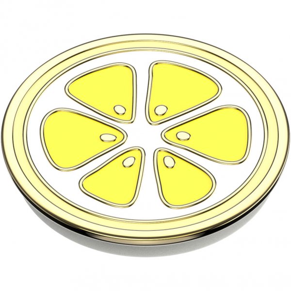 PopGrip Enamel Lemon Slice Yellow