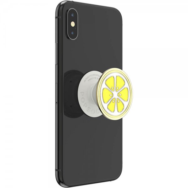 PopGrip Enamel Lemon Slice Yellow