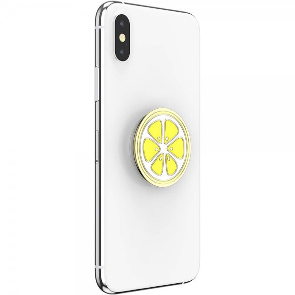 PopGrip Enamel Lemon Slice Yellow
