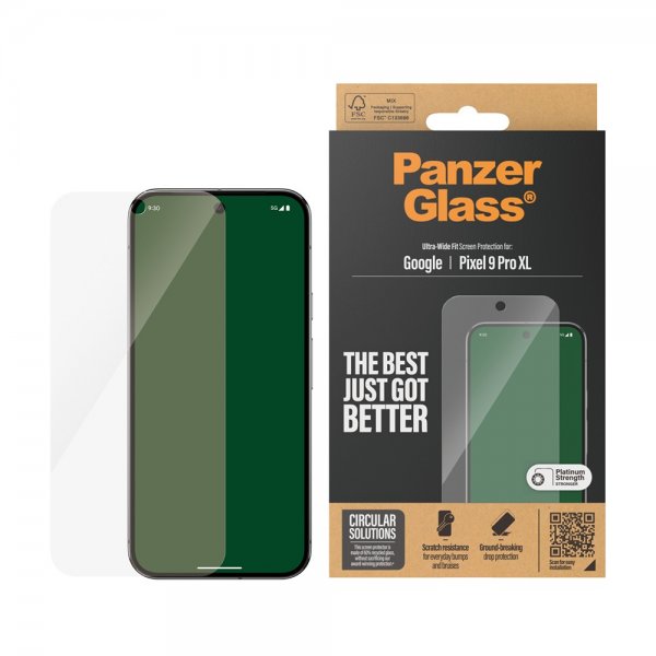 Google Pixel 9 Pro XL Skjermbeskytter Ultra-Wide Fit