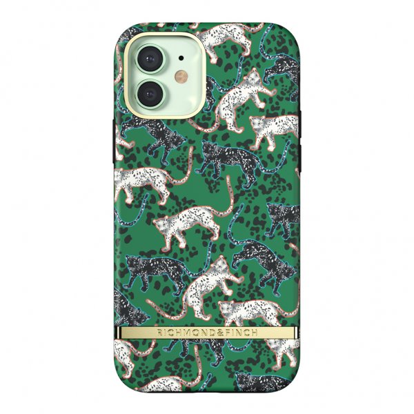 iPhone 12/iPhone 12 Pro Deksel Green Leopard