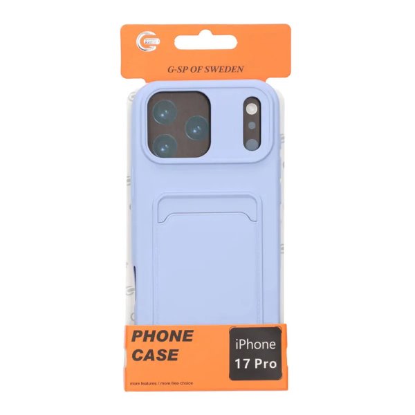 iPhone 17 Pro Deksel Kortholder Lilla