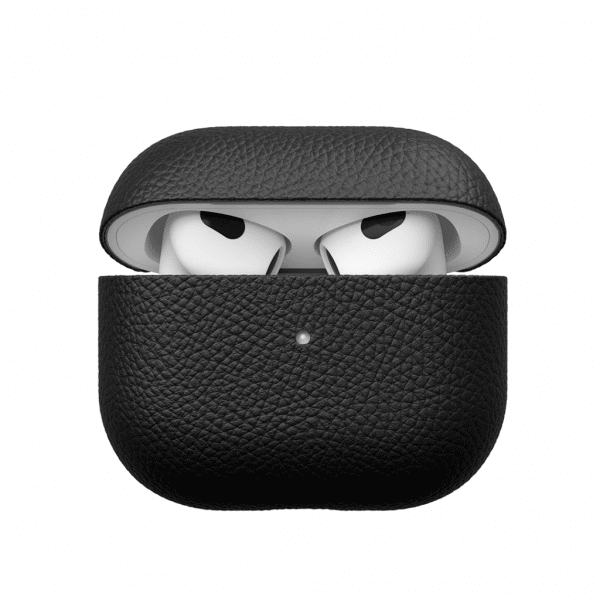 PodSkinz Artisan Series Airpods 3 Skall Ekte Skinn Svart