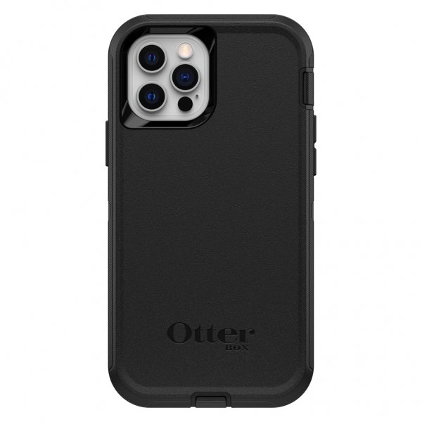 iPhone 12/iPhone 12 Pro Deksel Defender Svart