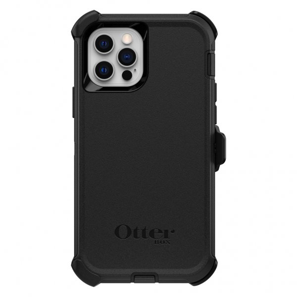 iPhone 12/iPhone 12 Pro Deksel Defender Svart