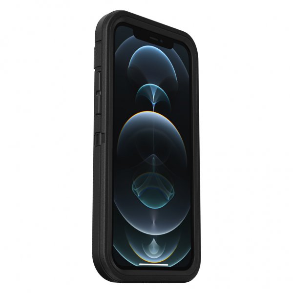iPhone 12/iPhone 12 Pro Deksel Defender Svart