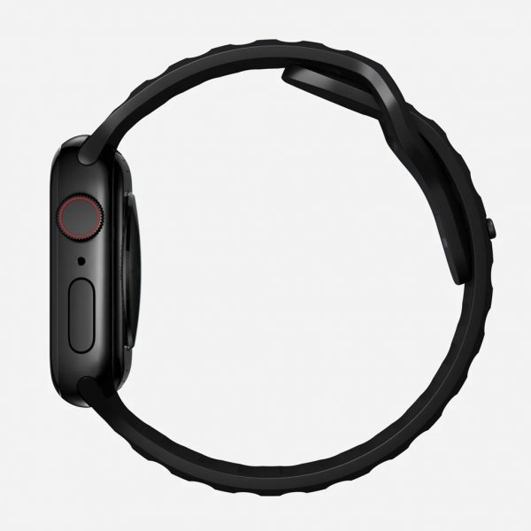Apple Watch 44/45/46mm/Apple Watch Ultra Armbånd Sport Band Svart