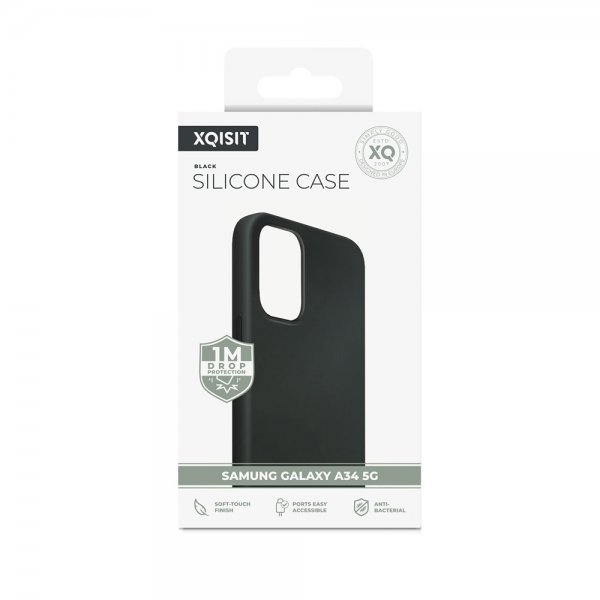 Samsung Galaxy A34 5G Deksel Silicone Case Svart