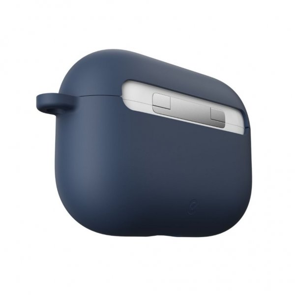AirPods Pro Deksel PodSkinz HyBridSHell Series Keychain Case MidnattsBlå