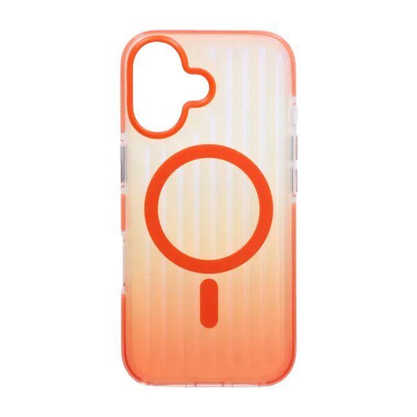 iPhone 17 Deksel Korrugerte MagSafe Oransje