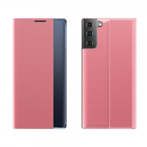 Samsung Galaxy S21 Etui Caller-ID Rosa