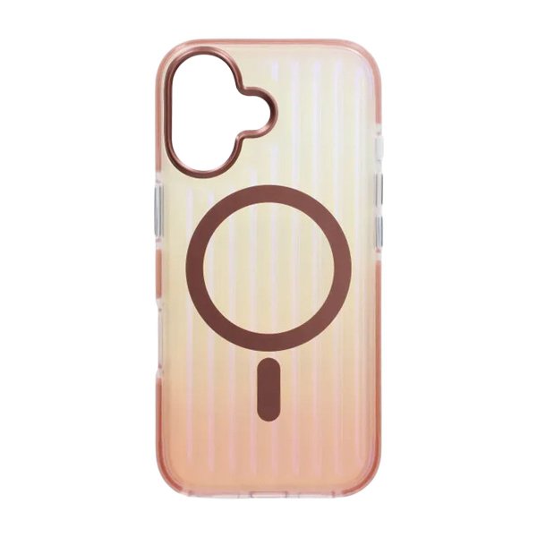 iPhone 17 Deksel Korrugerte MagSafe Rosegull