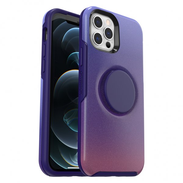 iPhone 12/iPhone 12 Pro Deksel Otter+Pop Symmetry Series Violet Dusk