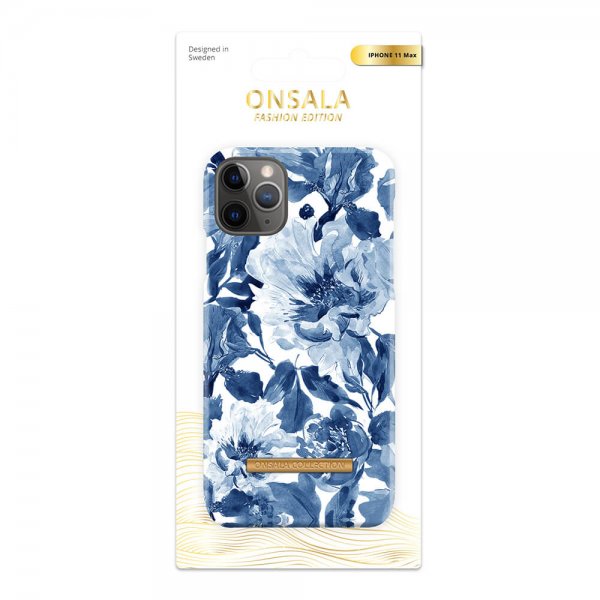 iPhone 11 Pro Max Deksel Fashion Edition Indigo Peony