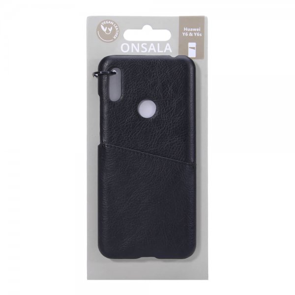 Huawei Y6 2019 Deksel med en Kortlomme Svart
