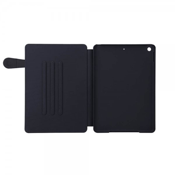 iPad 10.2 (gen 7/8/9) Etui Ekte Skinn Svart