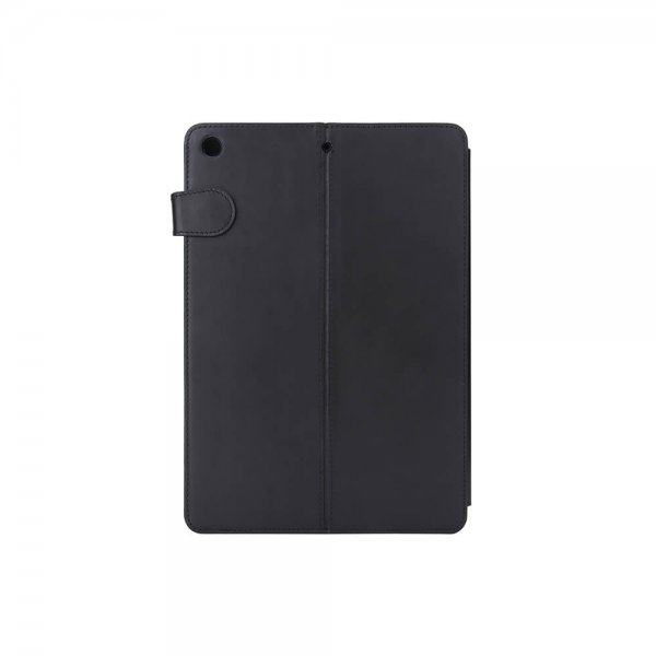 iPad 10.2 (gen 7/8/9) Etui Ekte Skinn Svart
