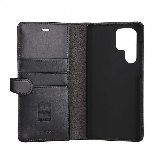 Samsung Galaxy S22 Ultra Etui 2-in-1 Detachable Wallet Svart