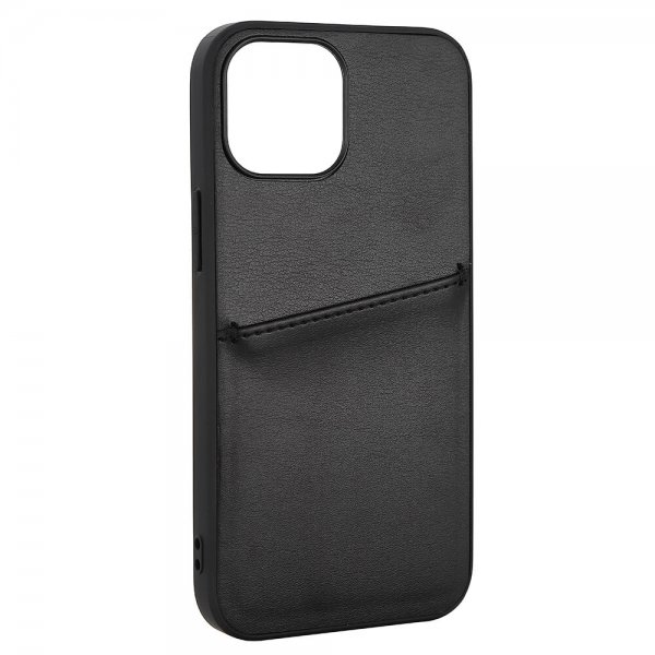 iPhone 13 Mini Deksel Backcover with Card Slots Svart