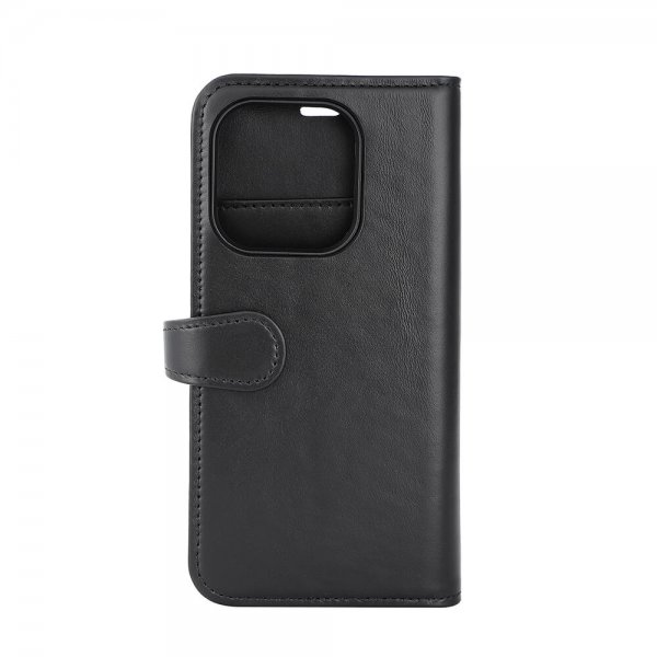 iPhone 15 Pro Etui 3 Kortlomme Avtakbart deksel MagSeries Svart