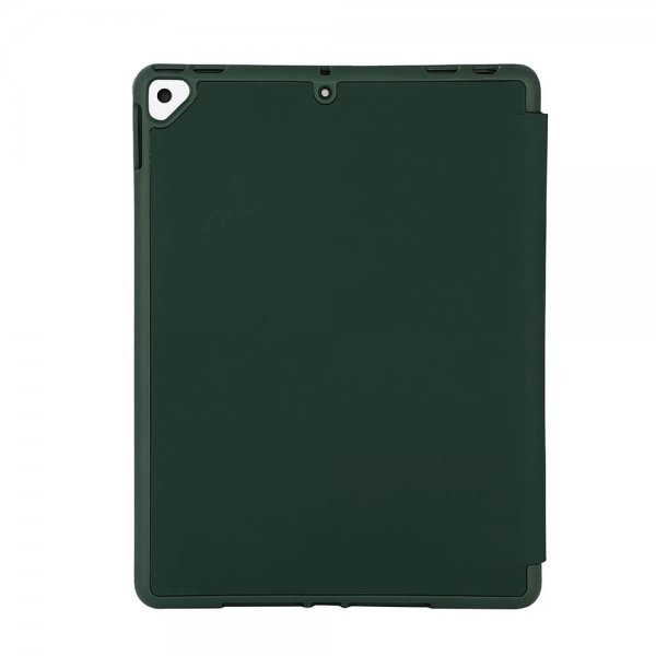 iPad 10.2 (gen 7/8/9) Etui Trifold Stand Folio Grønn