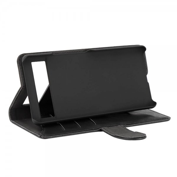 Google Pixel 6a Etui med Kortlomme Svart